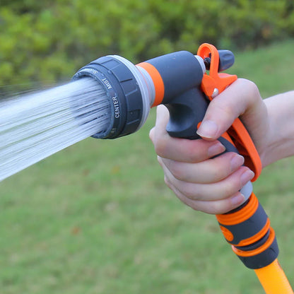 Garden Spray Gun 8-Mode Nozzle Locking Trigger & Non-Slip Handle