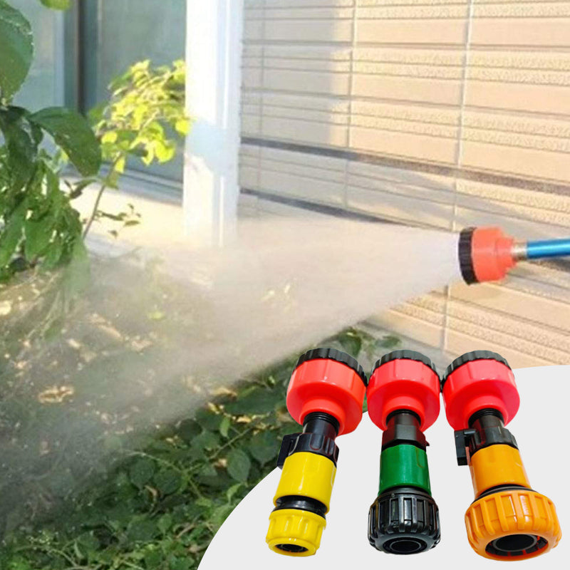 Garden Sprinkler Nozzle Adjustable Spray Patterns Universal Connectors