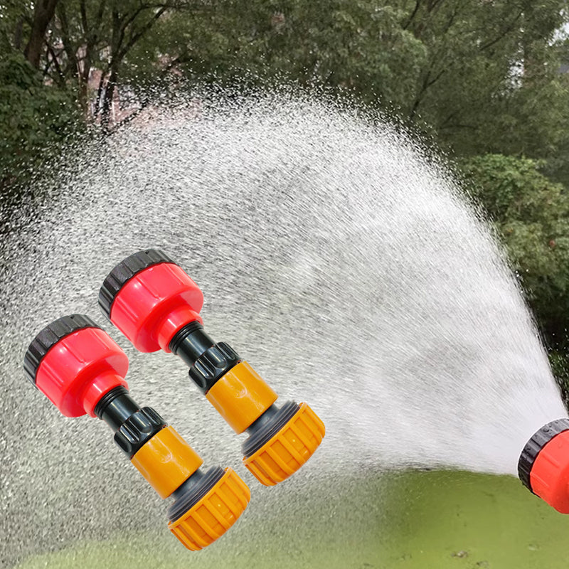 Garden Sprinkler Nozzle Adjustable Spray Patterns Universal Connectors