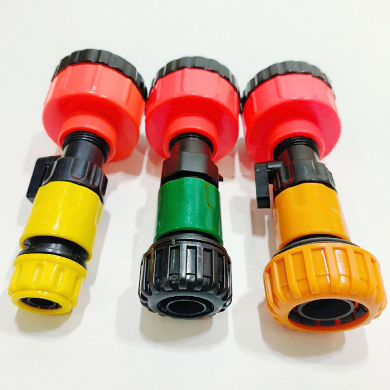 Garden Sprinkler Nozzle Adjustable Spray Patterns Universal Connectors