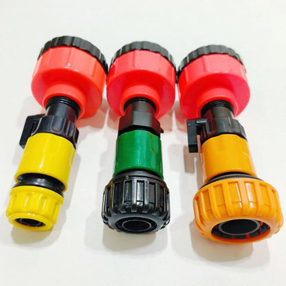 Garden Sprinkler Nozzle Adjustable Spray Patterns Universal Connectors