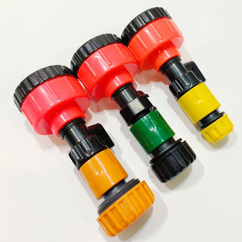 Garden Sprinkler Nozzle Adjustable Spray Patterns Universal Connectors