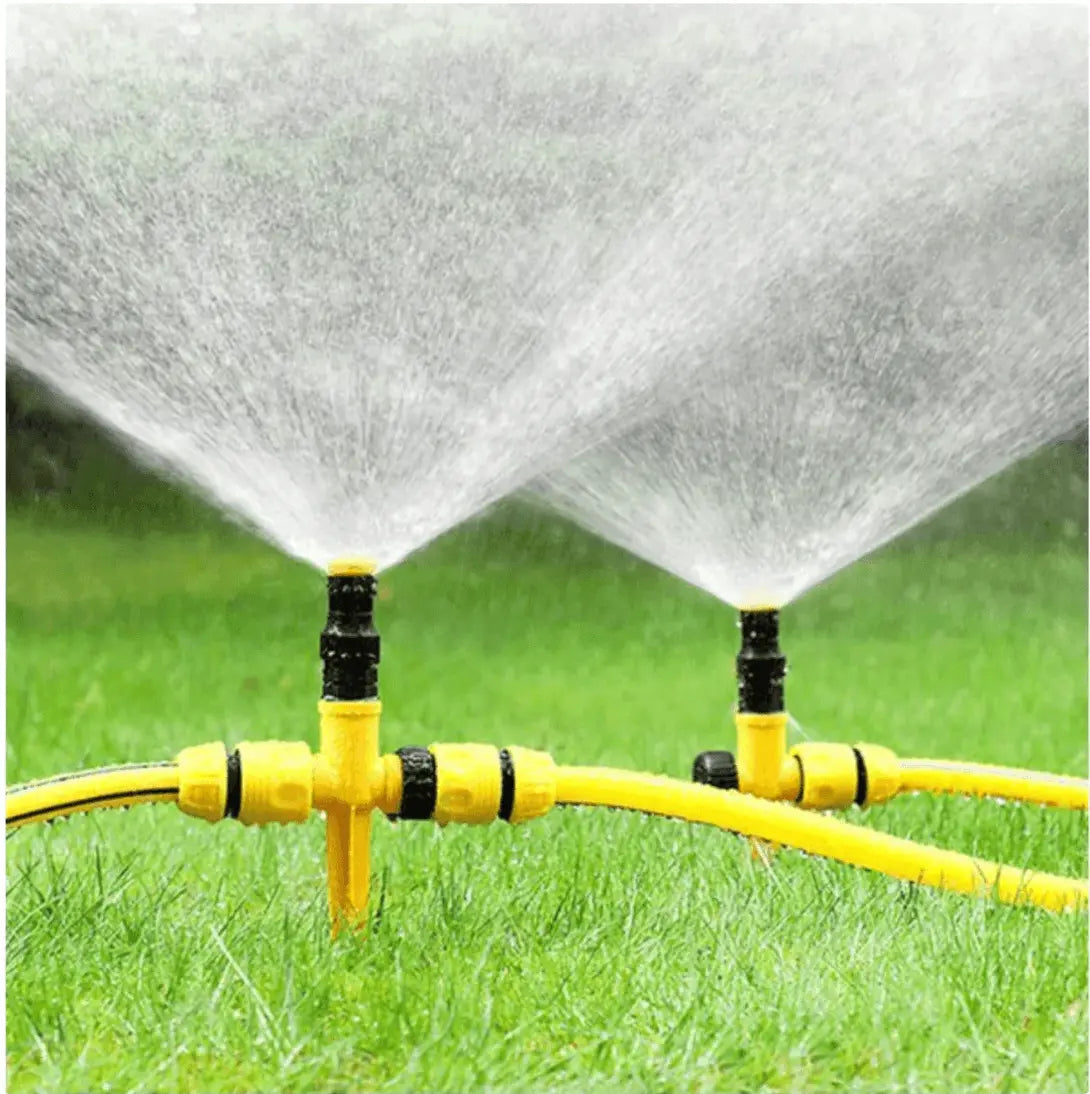 Garden Sprinkler Set Of 4 Adjustable 360° Rotation