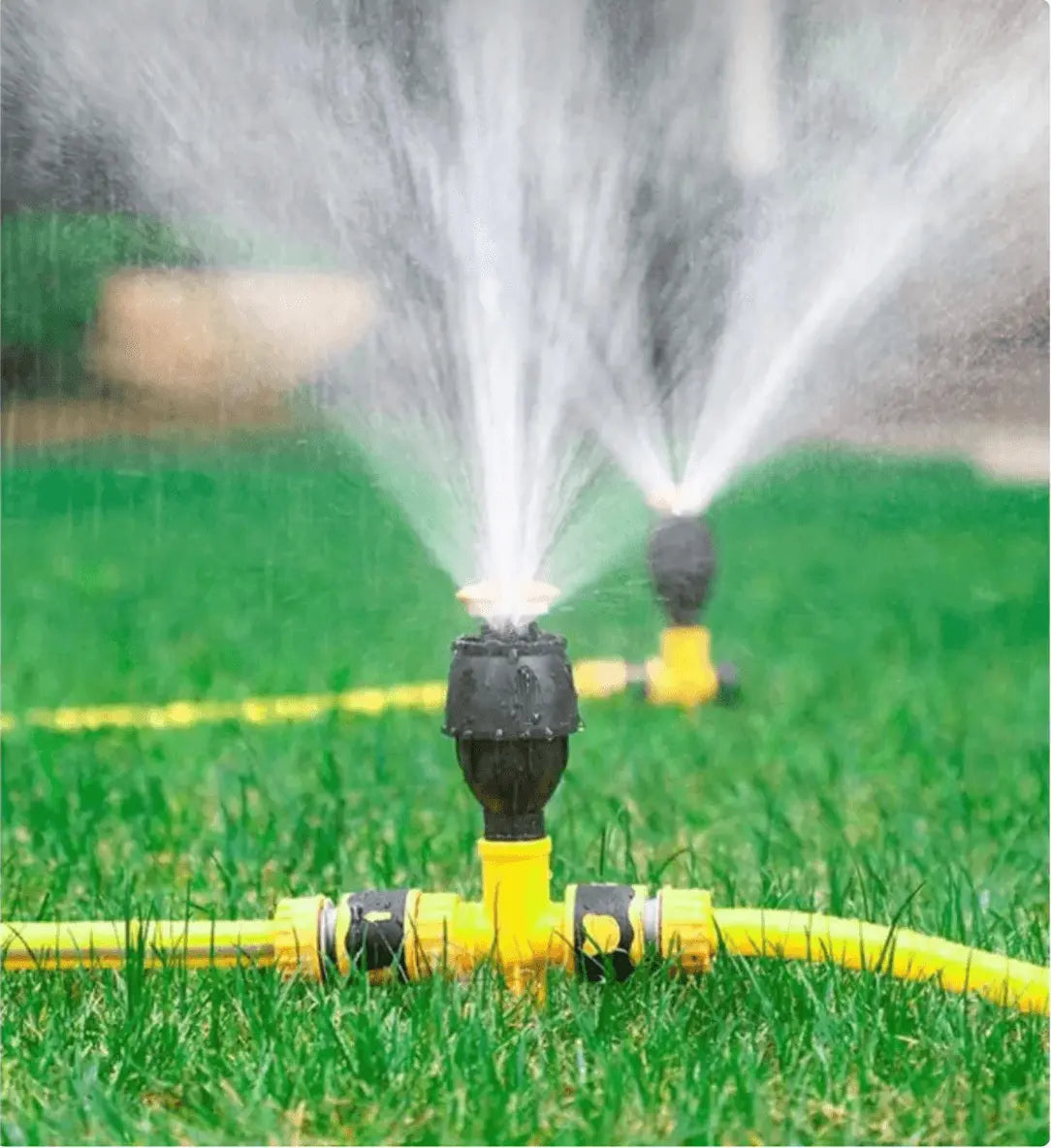 Garden Sprinkler Set Of 4 Adjustable 360° Rotation