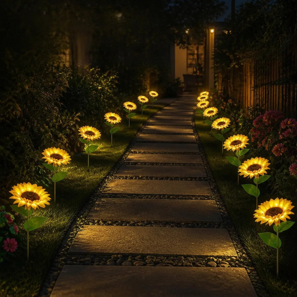 Garden Stake Light Solar Warm White Weatherproof