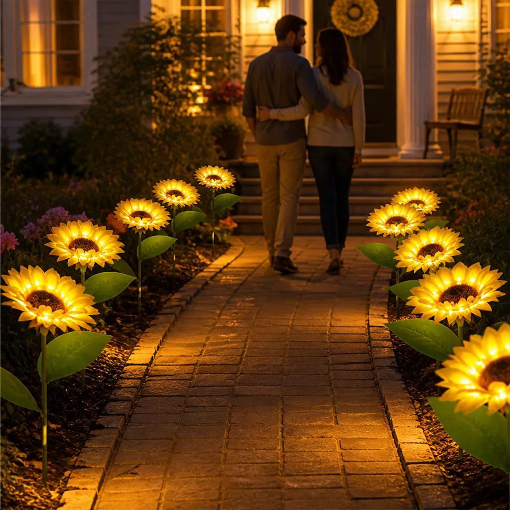 Garden Stake Light Solar Warm White Weatherproof