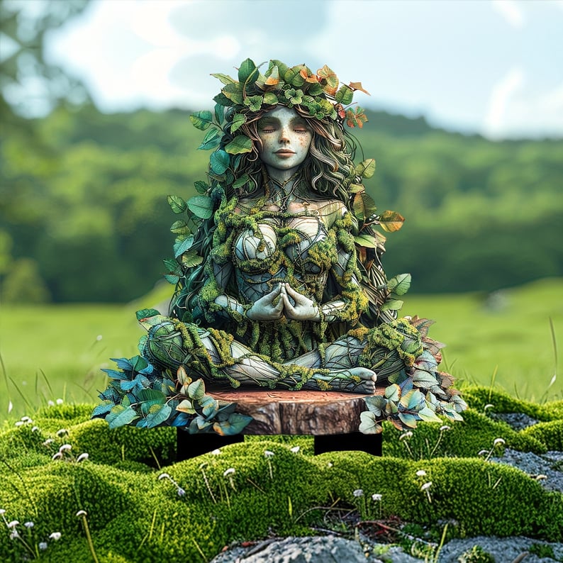 Garden Stake Weather-Resistant Acrylic Fairy Motifs
