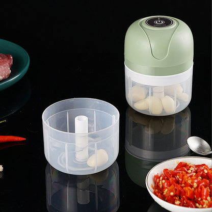 Garlic Chopper USB Rechargeable Stainless Steel Blades