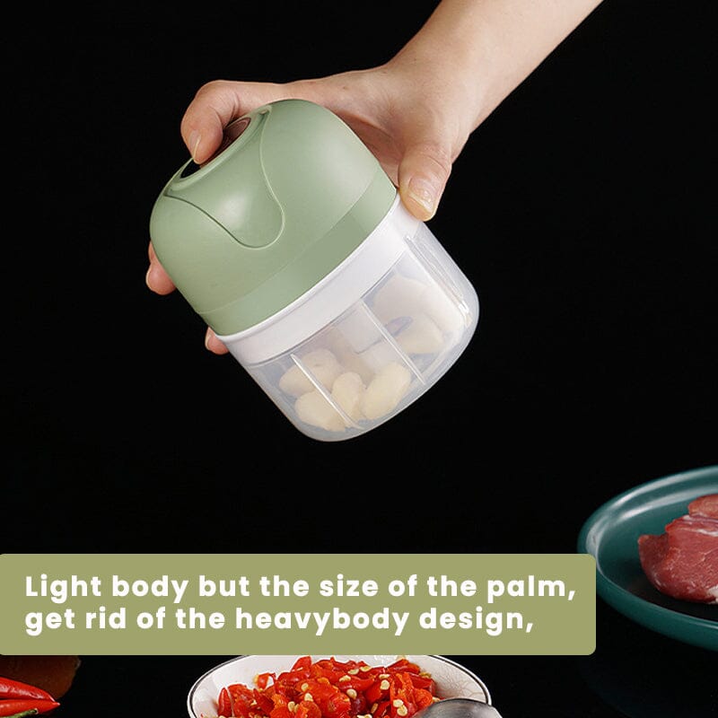 Garlic Chopper USB Rechargeable Stainless Steel Blades