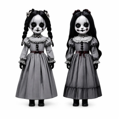 Ghost Doll Set Realistic Victorian Weatherproof Two Piece