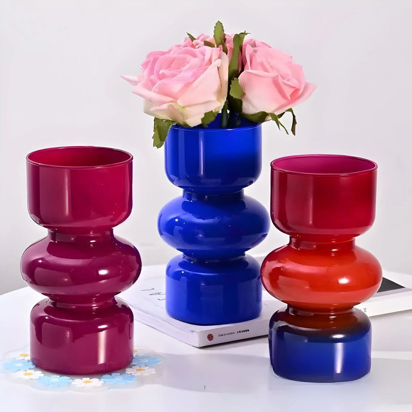 Glass Vase Hydroponic Retro