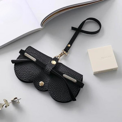 Glasses Case PU Leather Padded Magnetic Closure