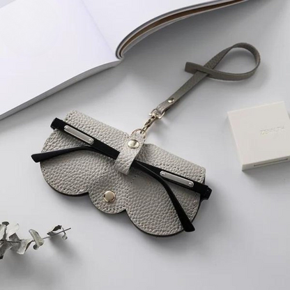 Glasses Case PU Leather Padded Magnetic Closure