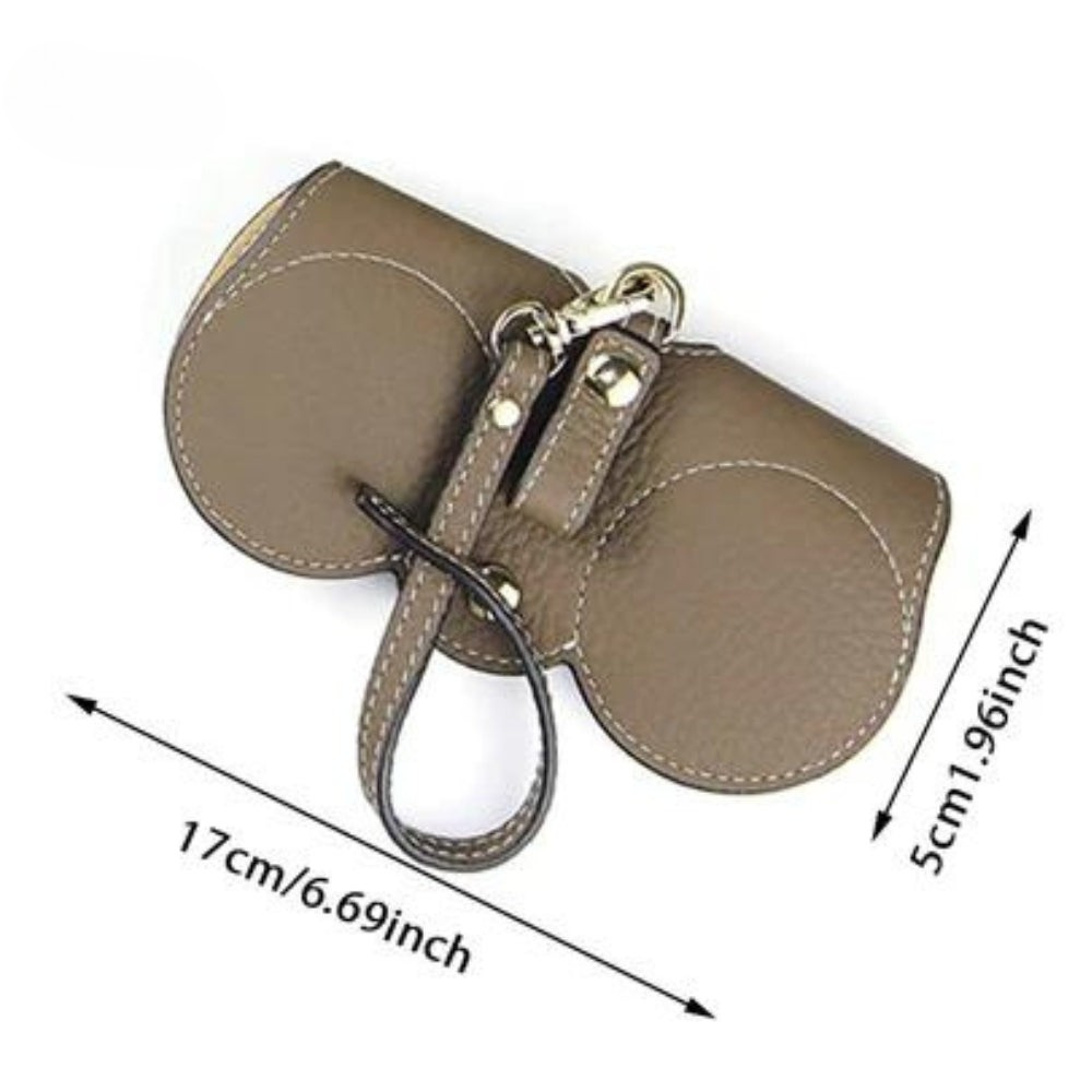 Glasses Case PU Leather Padded Magnetic Closure