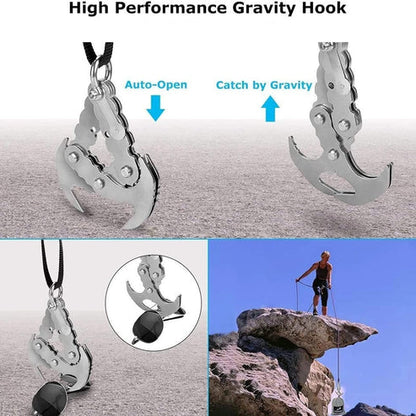 Grab Hook 2-in-1 Stainless Steel Holds 198 Lbs