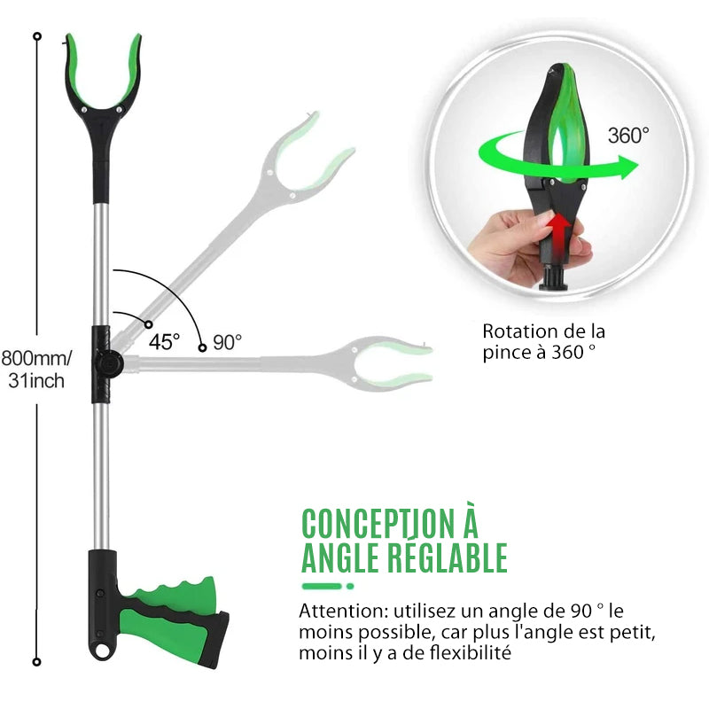 Grabber Tool 31.5 Inch Reach Magnetic Tip