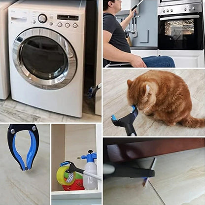Grabber Tool Foldable 360° Rotating Head Magnetic Tip