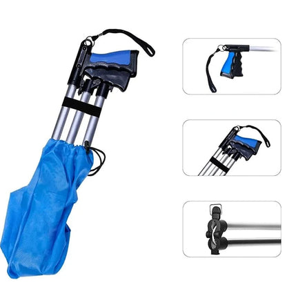 Grabber Tool Foldable 360° Rotating Head Magnetic Tip