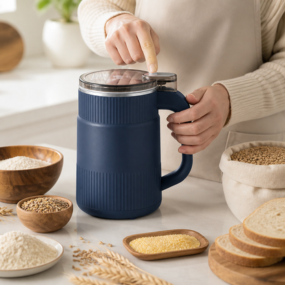 Grain Mill Compact Electric One-Button Multi-Grain
