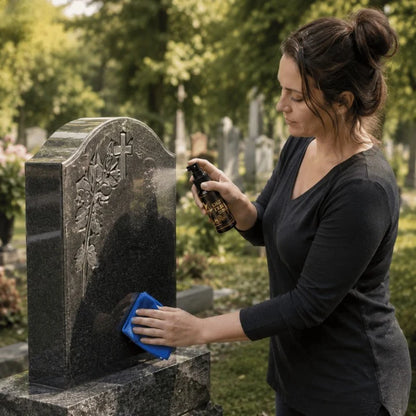 Gravestone Care Spray Gentle Cleaner & Invisible Film