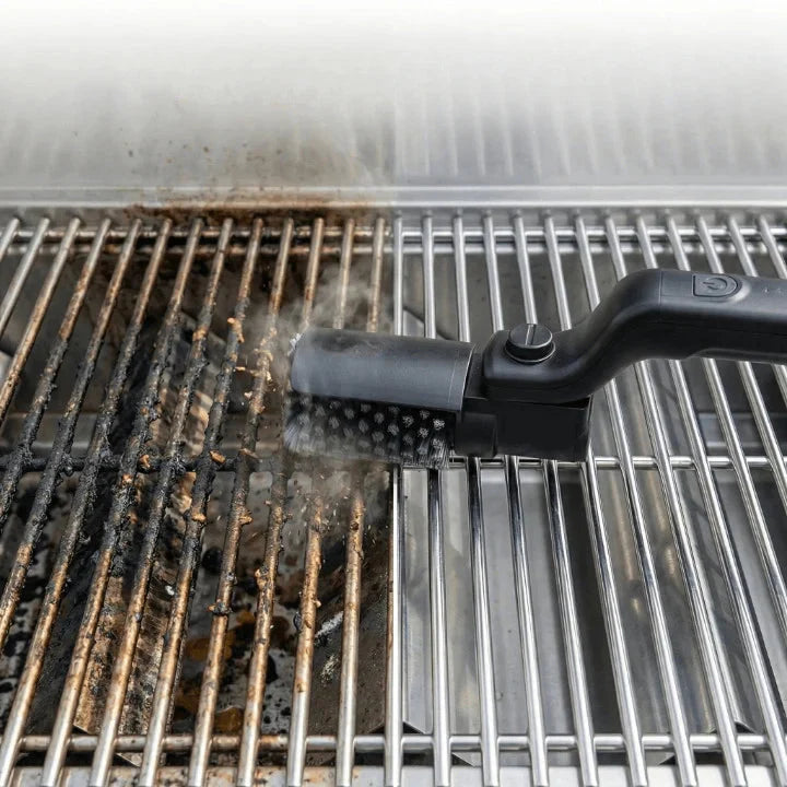 Grill Brush Motorized Rotating USB Rechargeable & Interchangeable Heads