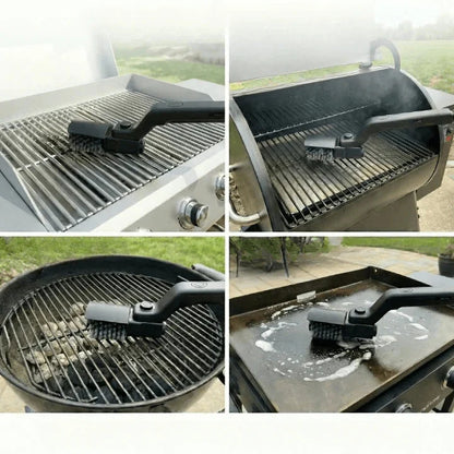 Grill Brush Motorized Rotating USB Rechargeable & Interchangeable Heads