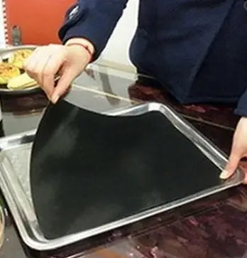 Grill Mat Set of 2 Reusable Non-Stick Dishwasher-Safe & Heat-Resistant