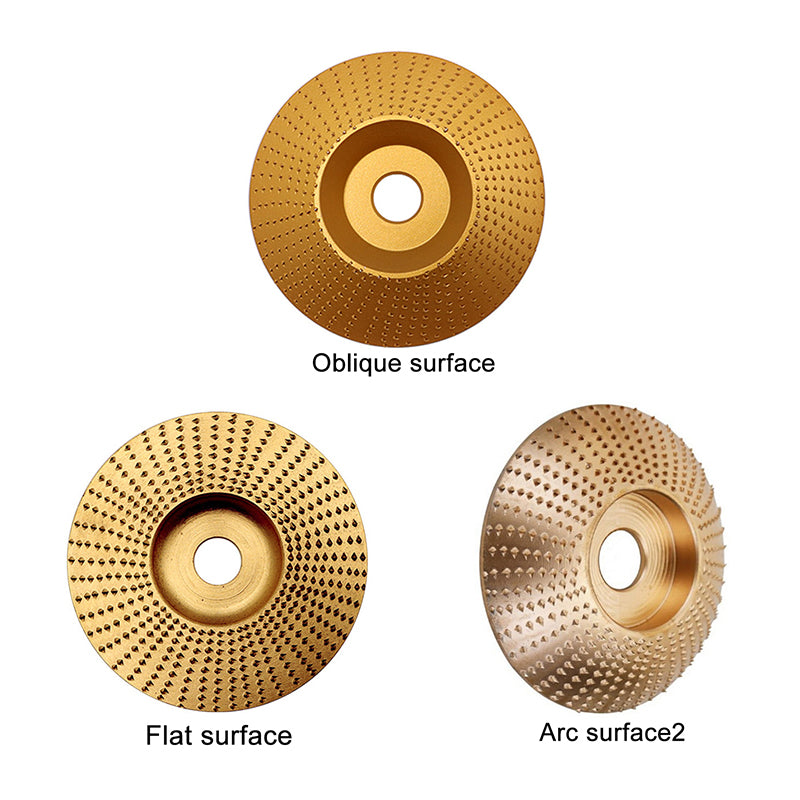 Grinding Disc Set Hardened Carbon Steel 4-Piece