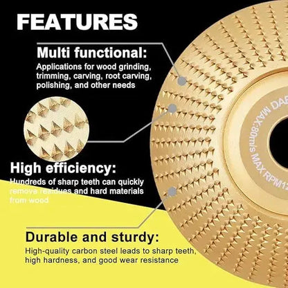 Grinding Wheel Set Tungsten Carbide Tips 3-Piece