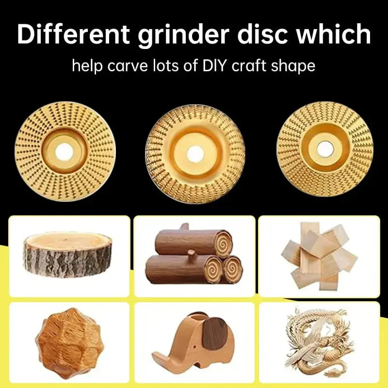 Grinding Wheel Set Tungsten Carbide Tips 3-Piece