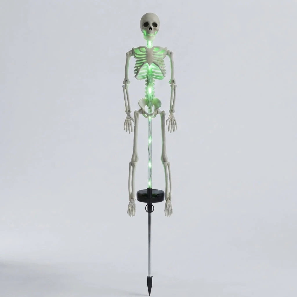 Ground Spike Light Solar-Powered Skeleton 8 Color Modes