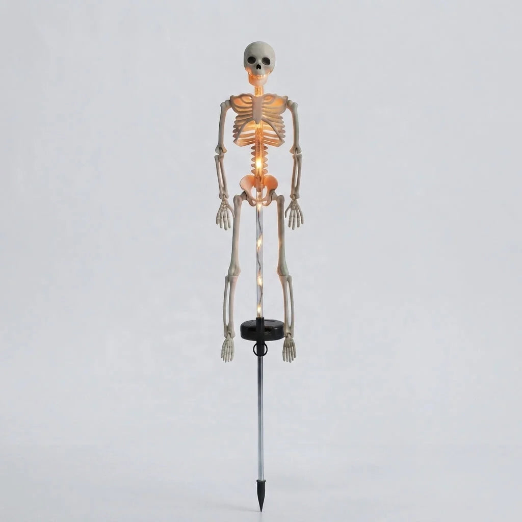 Ground Spike Light Solar-Powered Skeleton 8 Color Modes