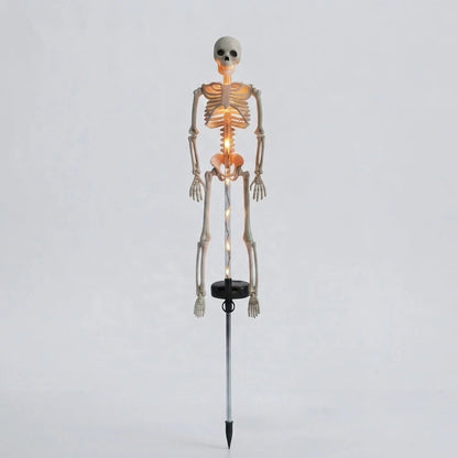 Ground Spike Light Solar-Powered Skeleton 8 Color Modes