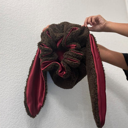 Hair Bonnet Satin-Lined Plush Full Coverage