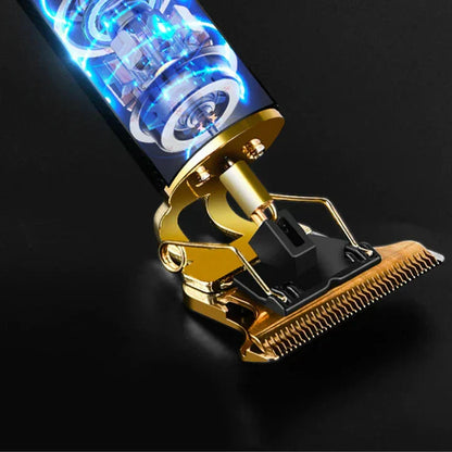 Hair Clipper Carbon Steel Blades Long Battery Life