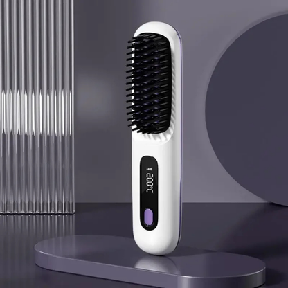 Hair Straightener Cordless USB Rechargeable Ceramic Plates