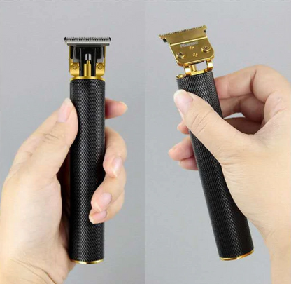 Hair Trimmer Carbon Steel T-Blade Cordless USB Rechargeable