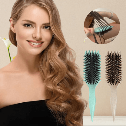 Hairbrush Curl-Defining & Detangling Heat-Resistant Vented