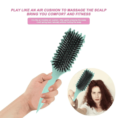 Hairbrush Curl-Defining & Detangling Heat-Resistant Vented