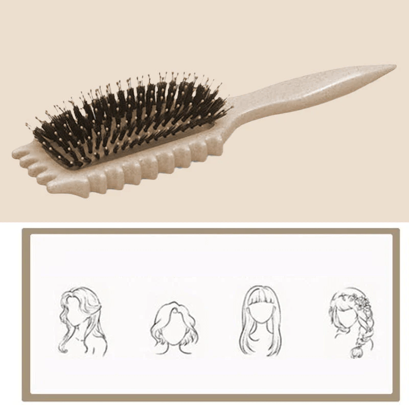 Hairbrush Curl-Defining & Detangling Heat-Resistant Vented