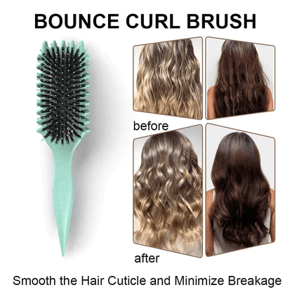 Hairbrush Curl-Defining & Detangling Heat-Resistant Vented