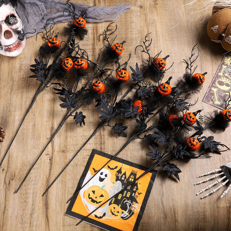Halloween Branch Flexible & Reusable Lightweight Foam Pumpkins