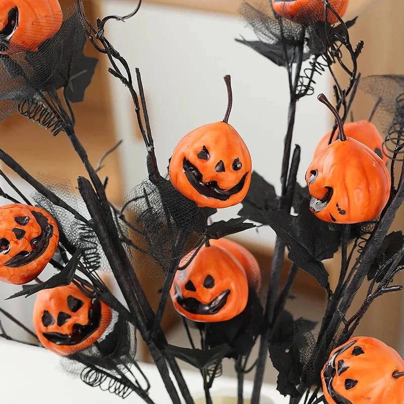 Halloween Branch Flexible & Reusable Lightweight Foam Pumpkins
