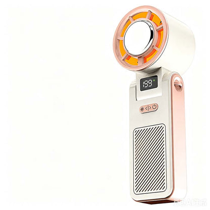 Hand Fan Foldable 3-In-1 Semiconductor Cooling