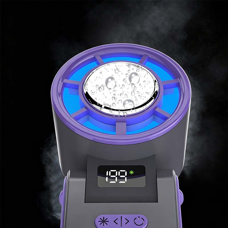 Hand Fan Foldable 3-In-1 Semiconductor Cooling