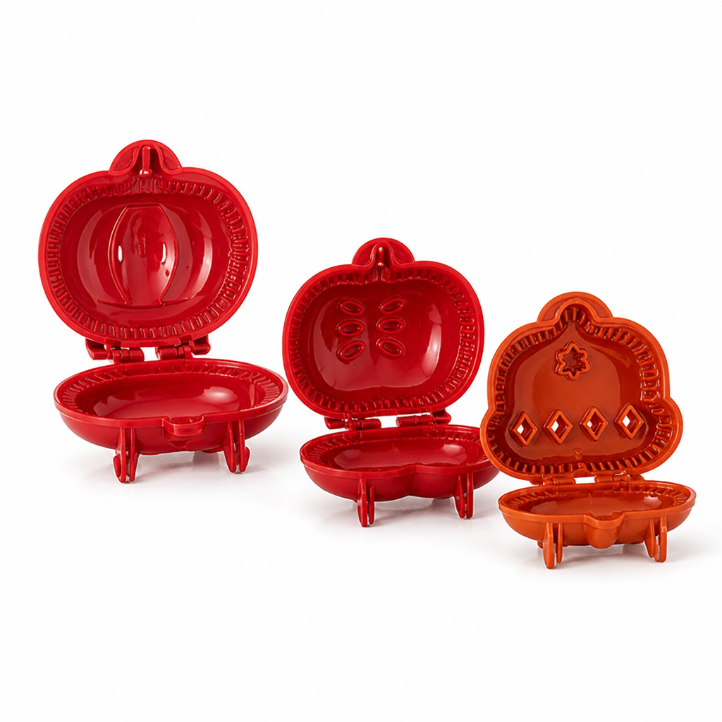 Hand Pie Molds Secure Hinge Non-Stick Set of 3