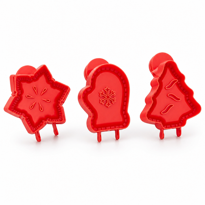 Hand Pie Molds Secure Hinge Non-Stick Set of 3