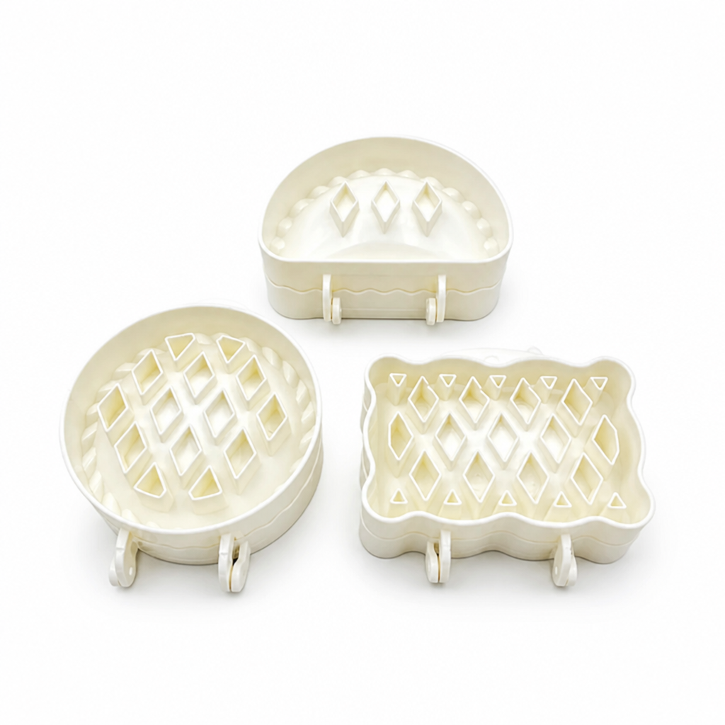 Hand Pie Molds Secure Hinge Non-Stick Set of 3