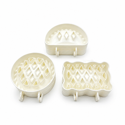 Hand Pie Molds Secure Hinge Non-Stick Set of 3