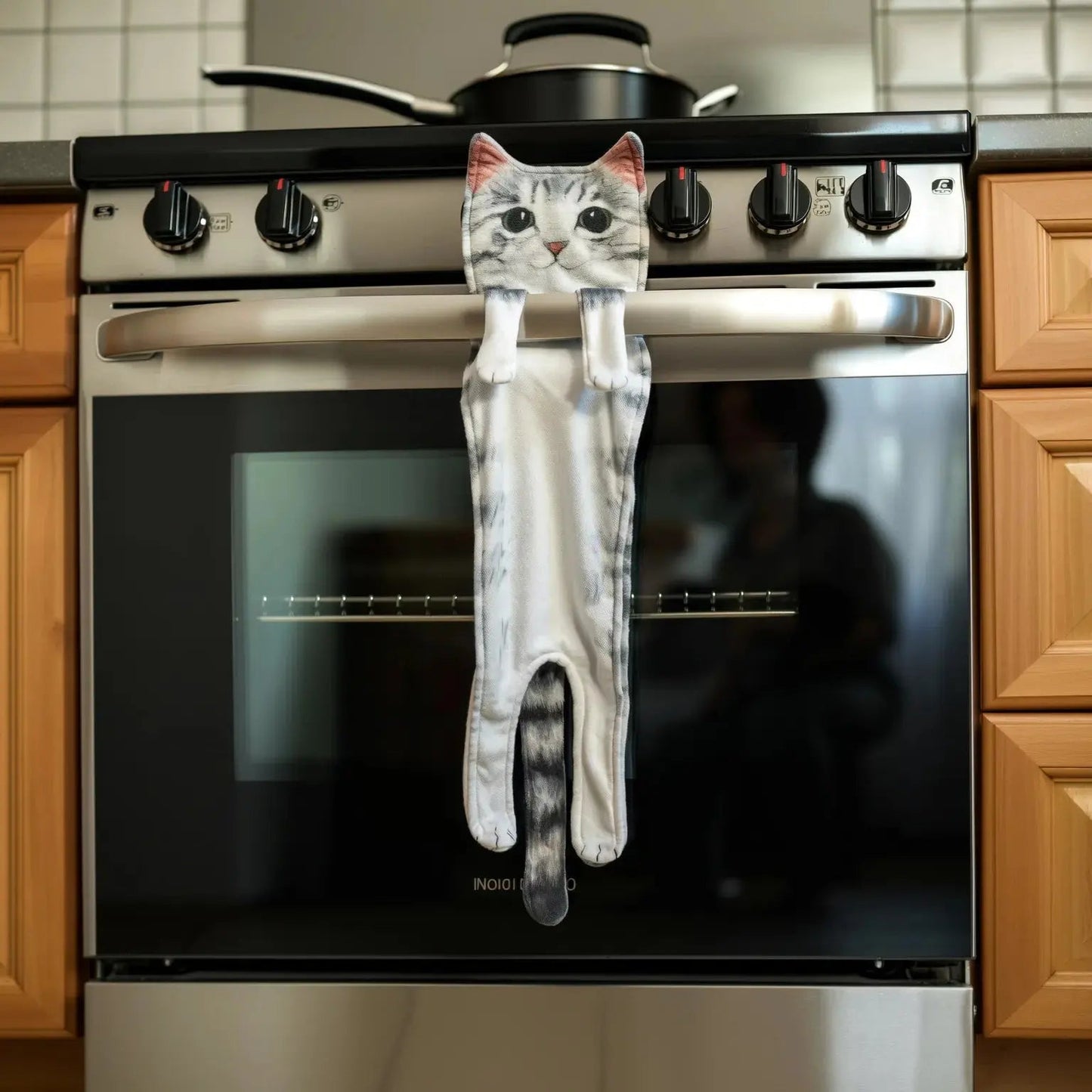 Hand Towel Cat Print Microfiber Quick-Drying